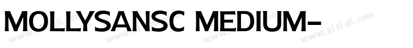 MollySansC Medium字体转换